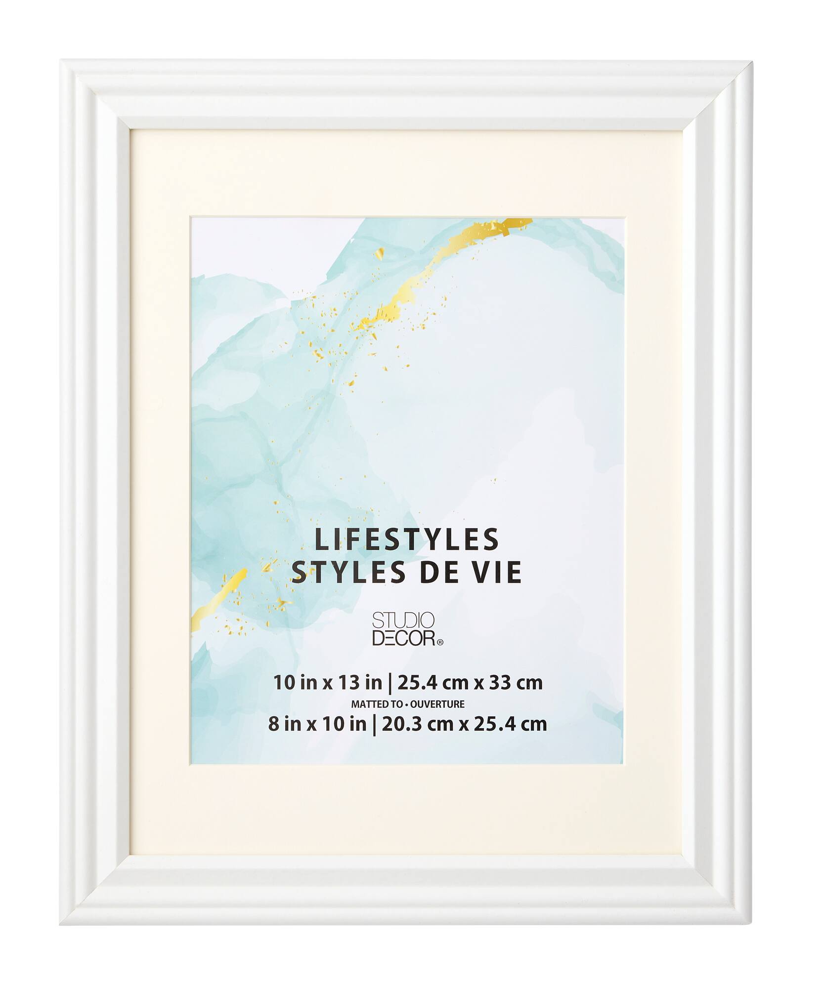 Lifestyles™ White Frame With Mat by Studio Décor